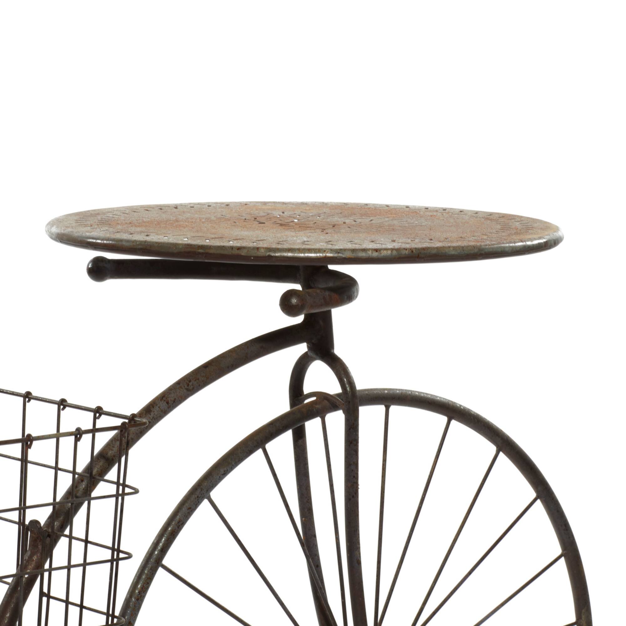 Brown Metal Farmhouse Plantstands, 30" x 36" x 18"